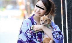 10musume 天然むすめ 082423_01 犬の散歩中に犬好きな浴衣美人をナンパゲット！佐々木レイ