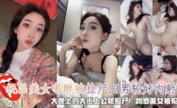极品美女大晚上的喝醉被3男公然捡尸轮奸内射
