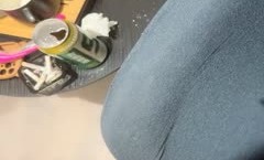 可爱黑丝女上位无套啪啪，椅子上后入操操暴力到底，内射特写逼逼