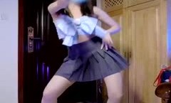 ⭐青春无敌⭐抖音风极品长腿推特网红女神dong小姐裸舞私拍可盐可甜各种制服情趣衣服跳着跳着就没了(9)