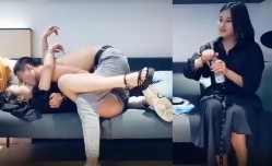 【李总探花】性感黑衣长裙妹子，舌吻摸逼调情一番洗完澡穿着衣服口交，后入大力猛操呻吟